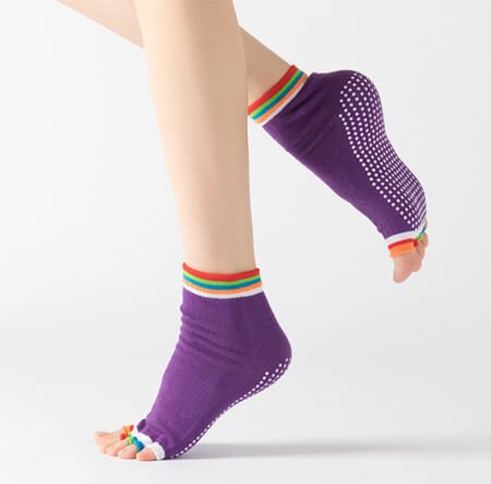 Custom 5 TOE anti slip socks