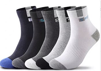 Custom LOGO unisex ankle quarter socks