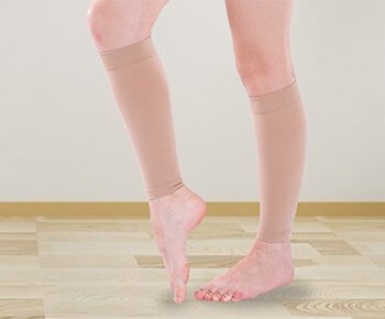 Custom knee high medical compression stockings